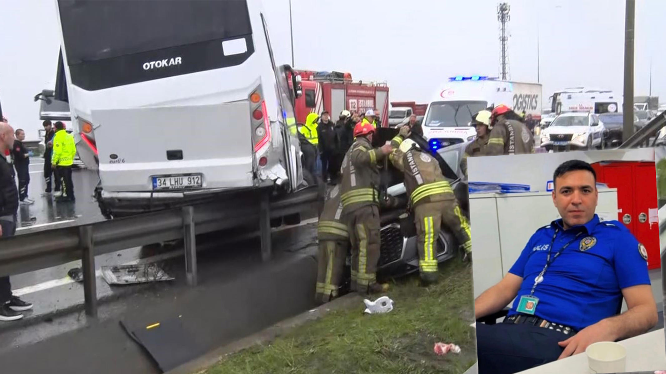 Kazada yaralanan polis şehit oldu