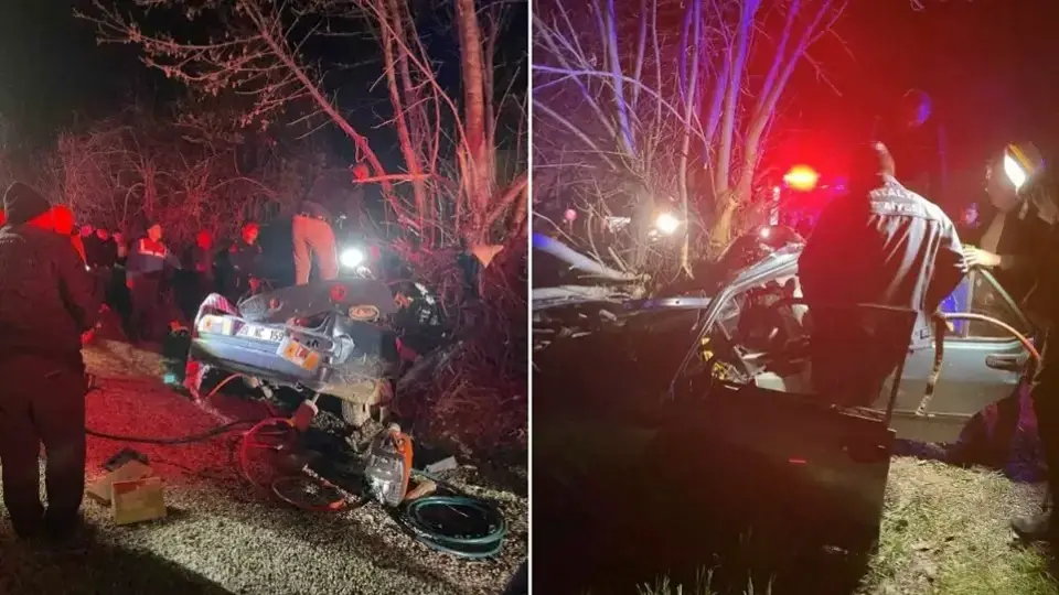 Antalya Korkuteli trafik kazası: Ağaca çarpan otomobilde üç kişi öldü, bir kişi yaralandı | YEREL HABERLER