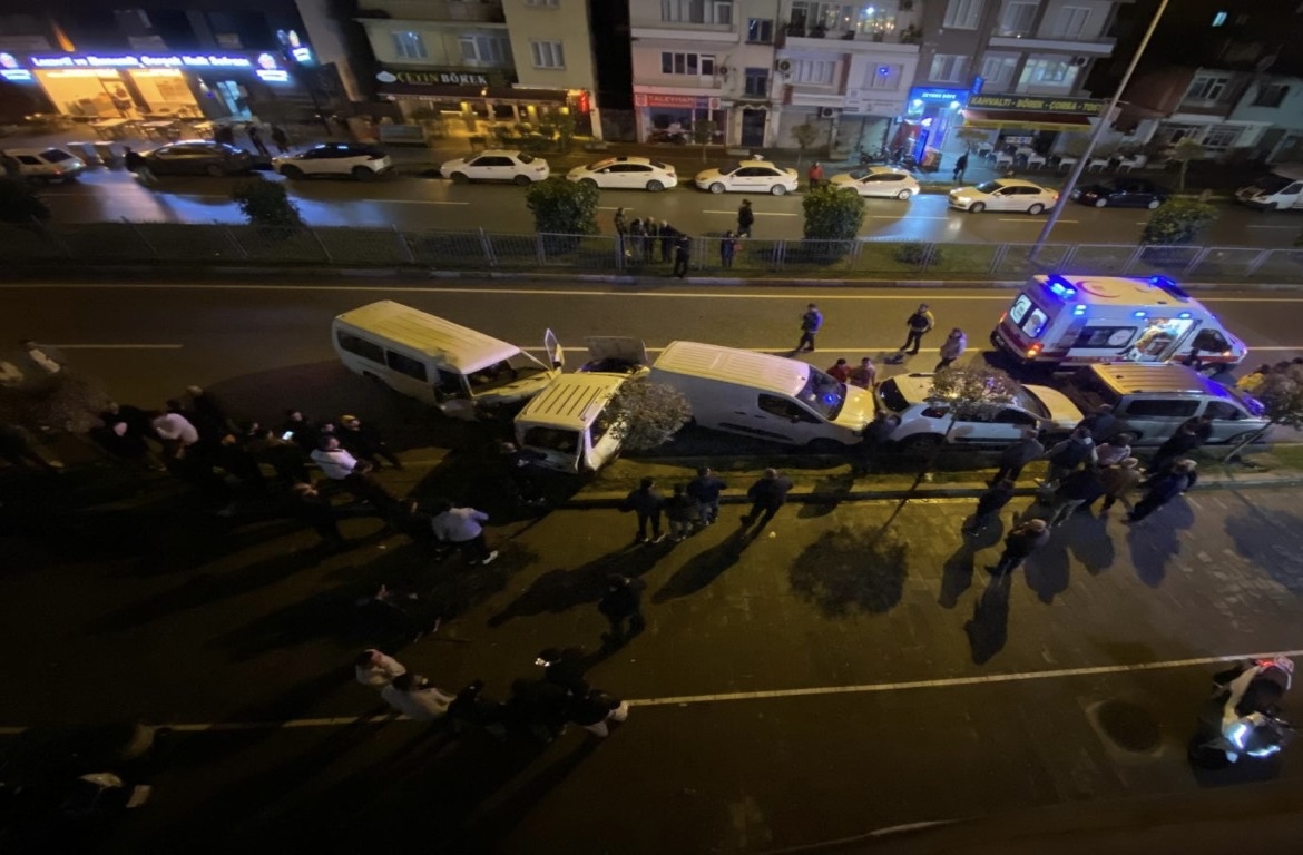 Çine’de zincirleme kaza