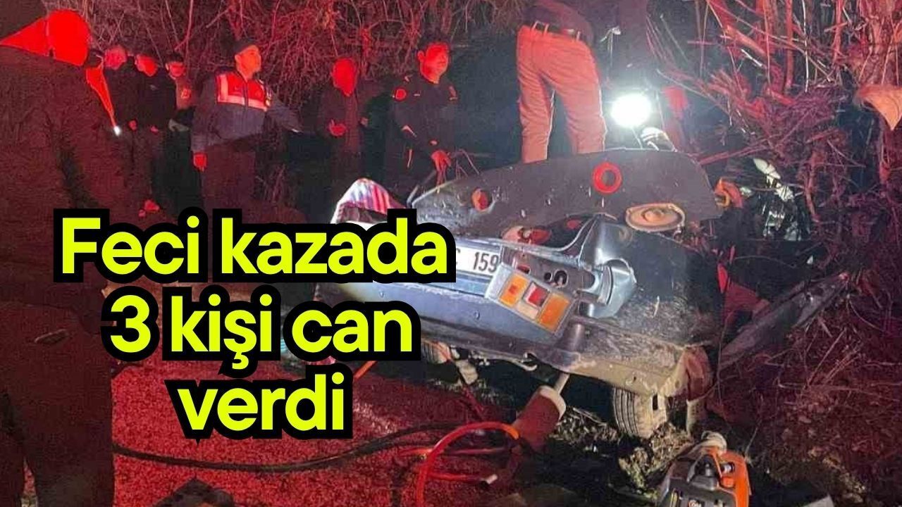 Feci kazada 3 kişi can verdi