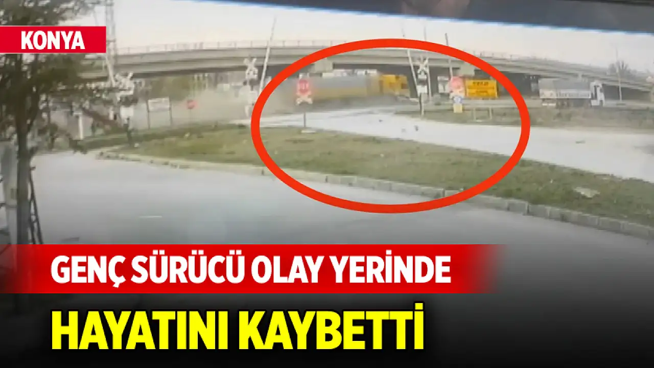 Konya'da trafik kazası: Genç sürücü olay yerinde hayatını kaybetti - Konya