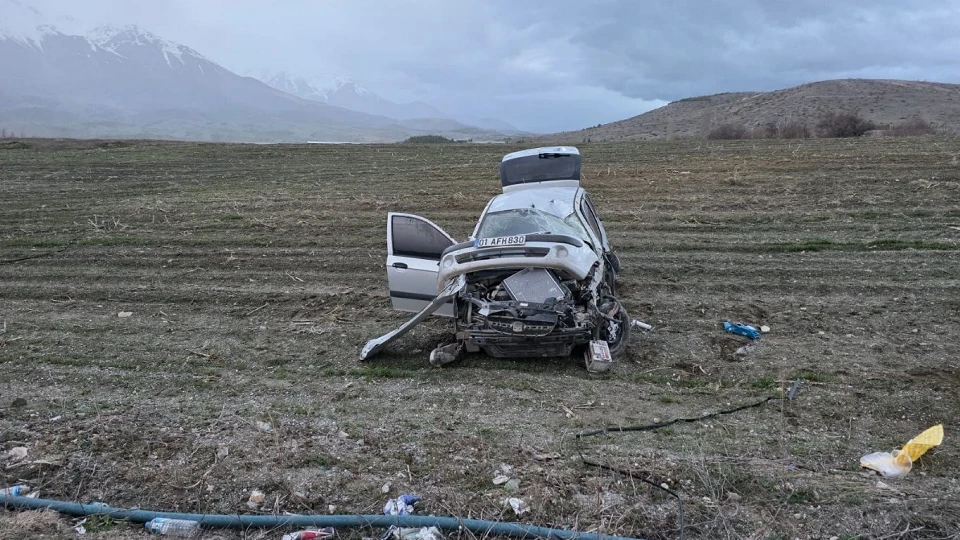 Malatya Doğanşehir'de korkutan kaza: Otomobil takla attı, anne ve iki çocuğu yaralandı!