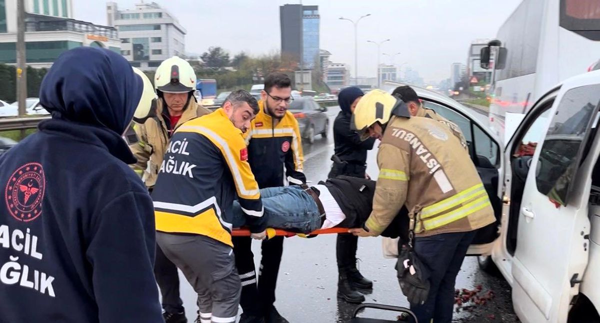 Maltepe'de Trafik Kazası: Bir Yaralı