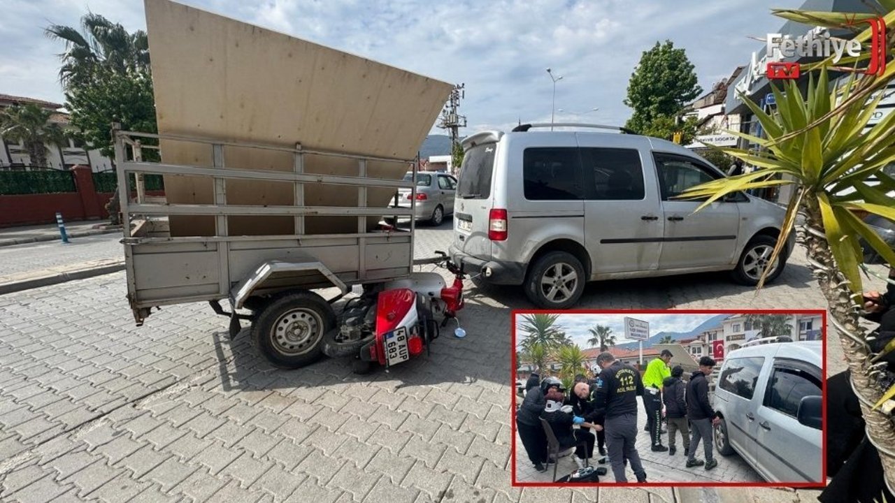 Fethiye’de Trafik Kazası: Motosiklet Sürücüsü Yaralandı