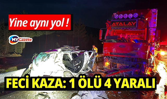 Kazak Tünelleri'nde Feci Kaza: 1 ölü 4 yaralı