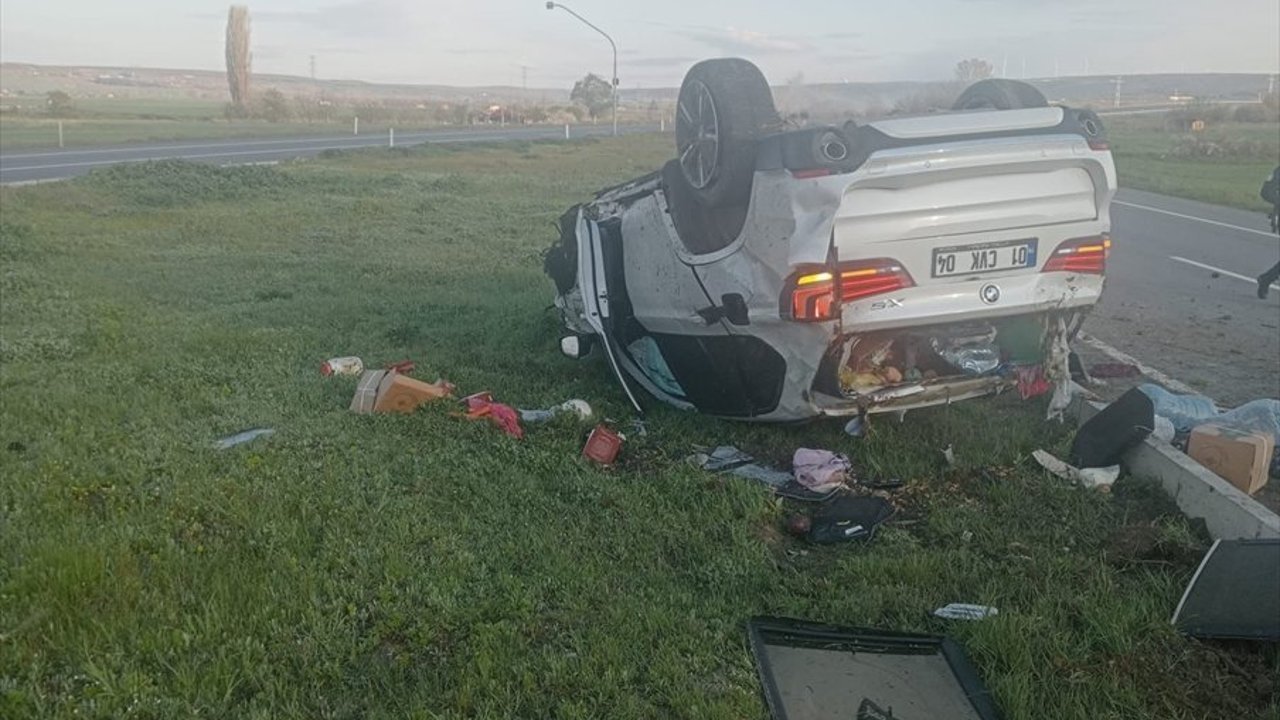 Vize’de Trafik Kazası; 1 Ölü, 4 Yaralı