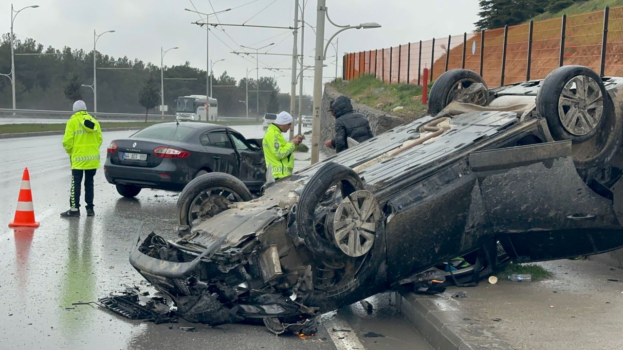 Malatya'da İnanılmaz Kaza! Görenler 'Buradan Kimse Sağ Çıkmaz' Dedi, Mucize Yaşandı