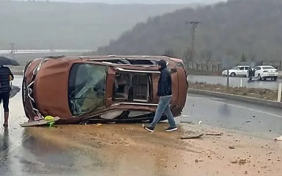 Doğanca Mevkisinde Trafik Kazası: 1 Yaralı