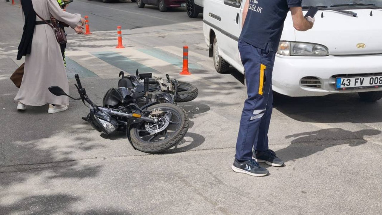 Kütahya’da motosiklet kazası: 1 yaralı
