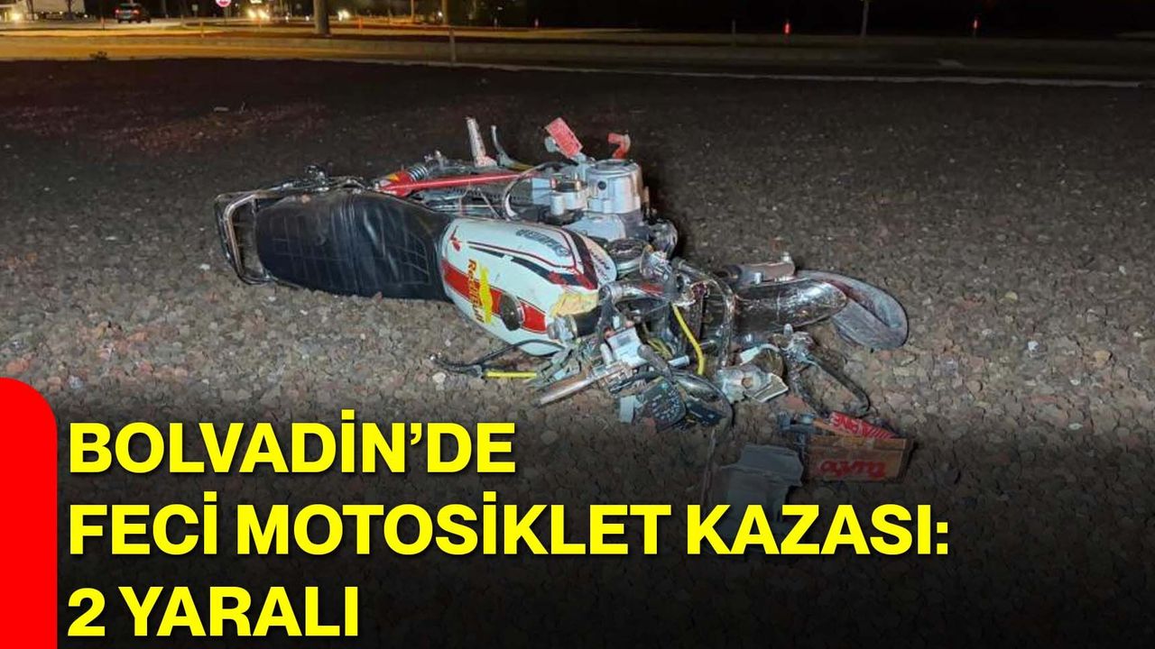 Bolvadin’de Feci Motosiklet Kazası: 2 Yaralı