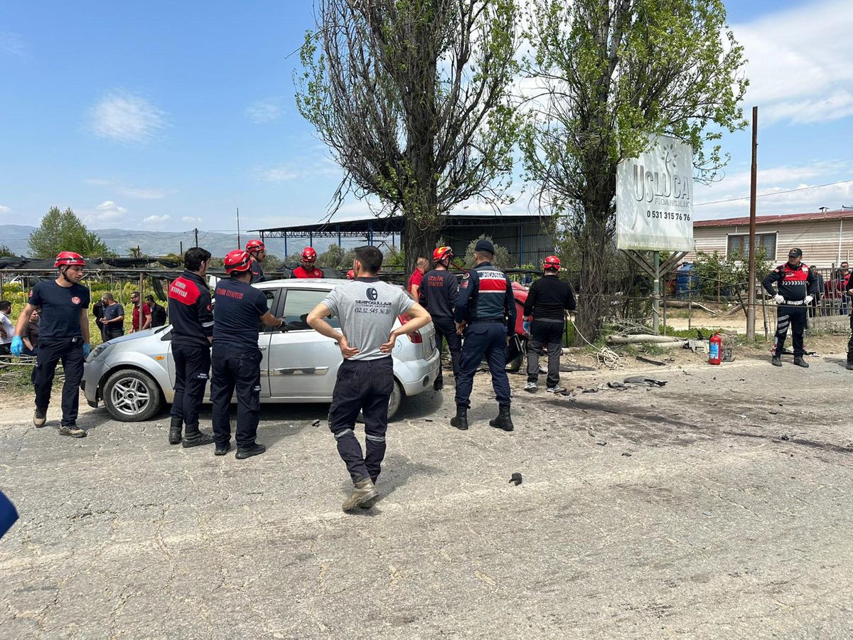 Ödemiş'te Trafik Kazası: 1 Ölü, 3 Yaralı