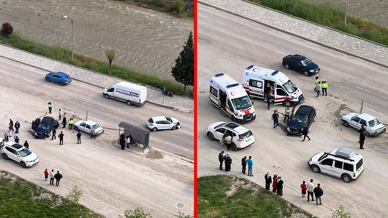 SOĞUKSU KYK ÖNÜNDE KAZA: 3 YARALI