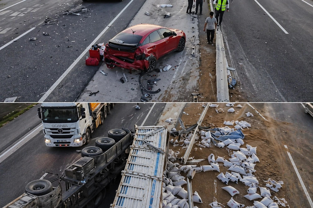 YARDIM İÇİN DURDULAR, FACİA YAŞANDI: 1 ÖLÜ, 5 YARALI