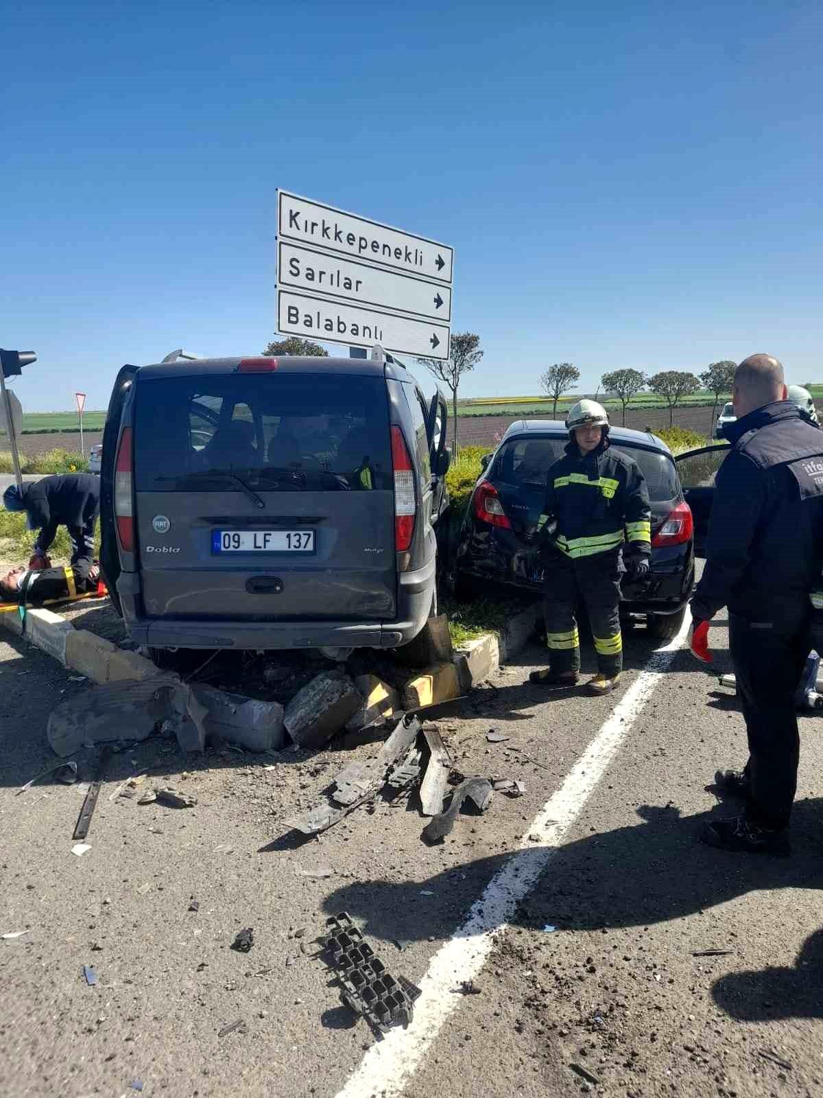 Muratlı'da trafik kazası: 5 yaralı