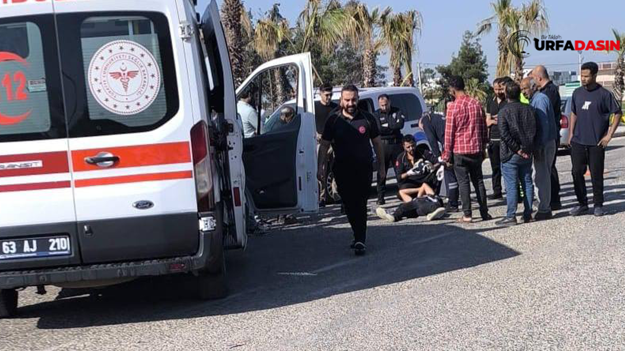 Şanlıurfa Harran'da Motosiklet İle Otomobil Çarpıştı: 1 Yaralı
