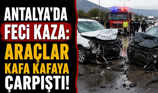 Antalya'da kafa kafaya çarpışma: Sürücü kaçtı, 3 kişi yaralandı