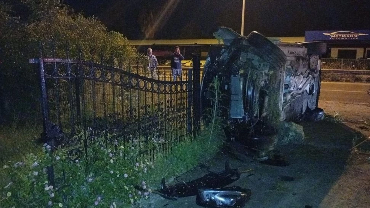 Girne-Alsancak Çevre Yolu’nda trafik kazası!