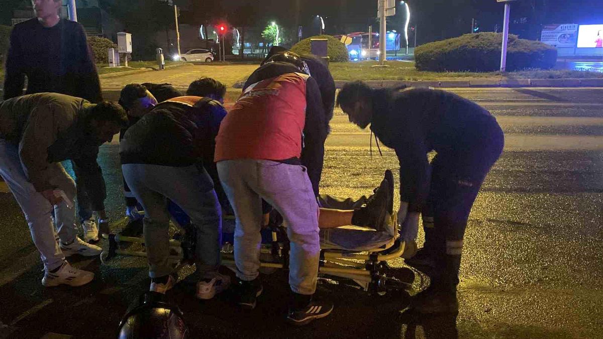 Bolu'da Trafik Kazası: Motosiklet Sürücüsü Yaralandı