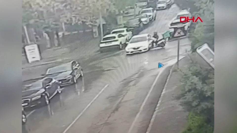 Diyarbakır Kayapınar ilçesinde otomobil ve motosiklet kazası