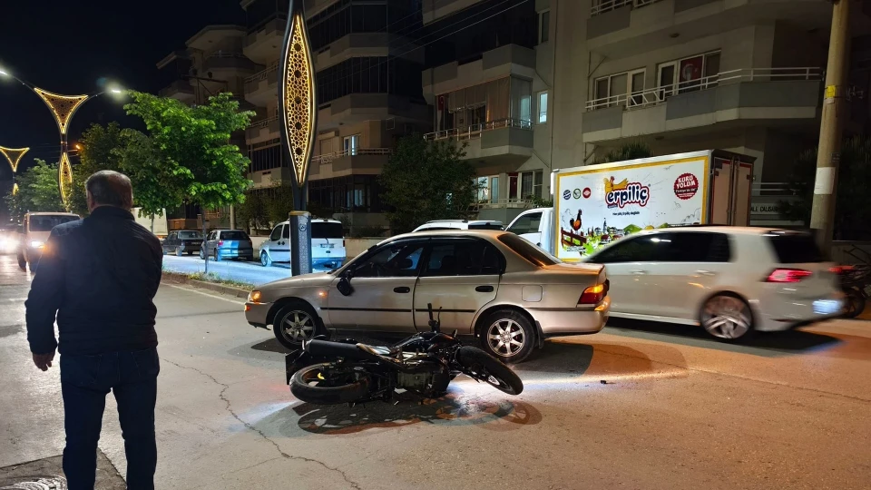 Edirne Keşan'da motosiklet kazası kameraya yansıdı | EDİRNE HABERLERİ