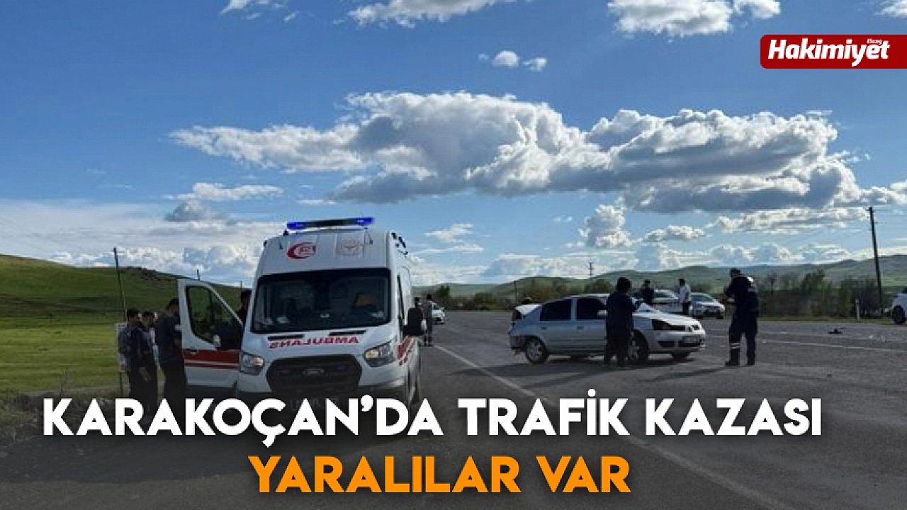 Karakoçan'da trafik kazası yaralılar var