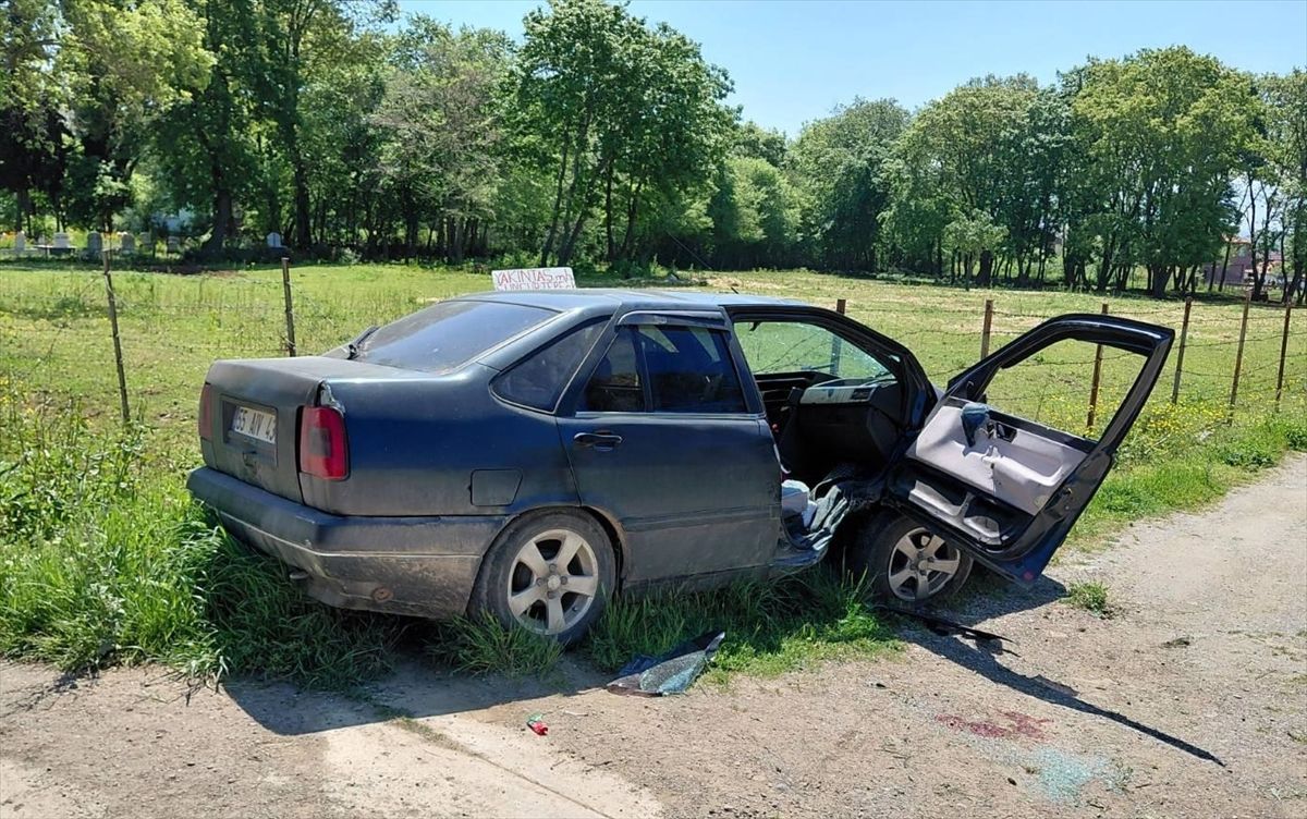 Bafra'da Trafik Kazası: İki Yaralı