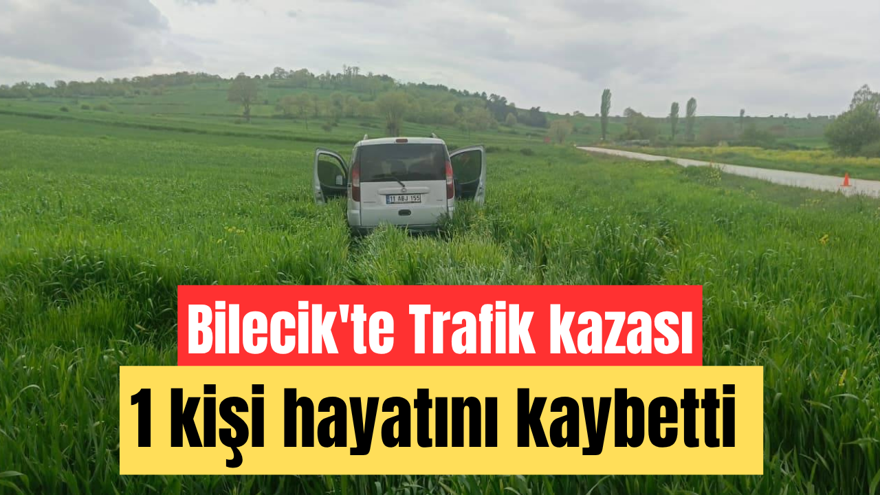 Bilecik'te trafik kazası: 1 kişi hayatını kaybetti