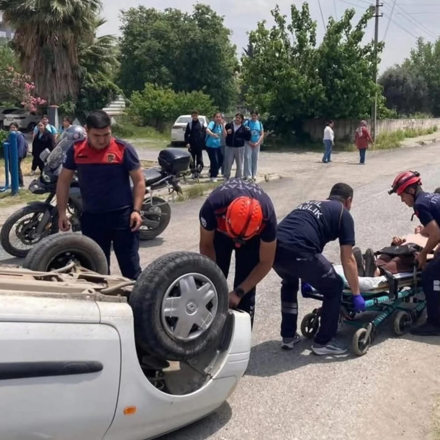 Dörtyol'da Trafik Kazası: İki Yaralı