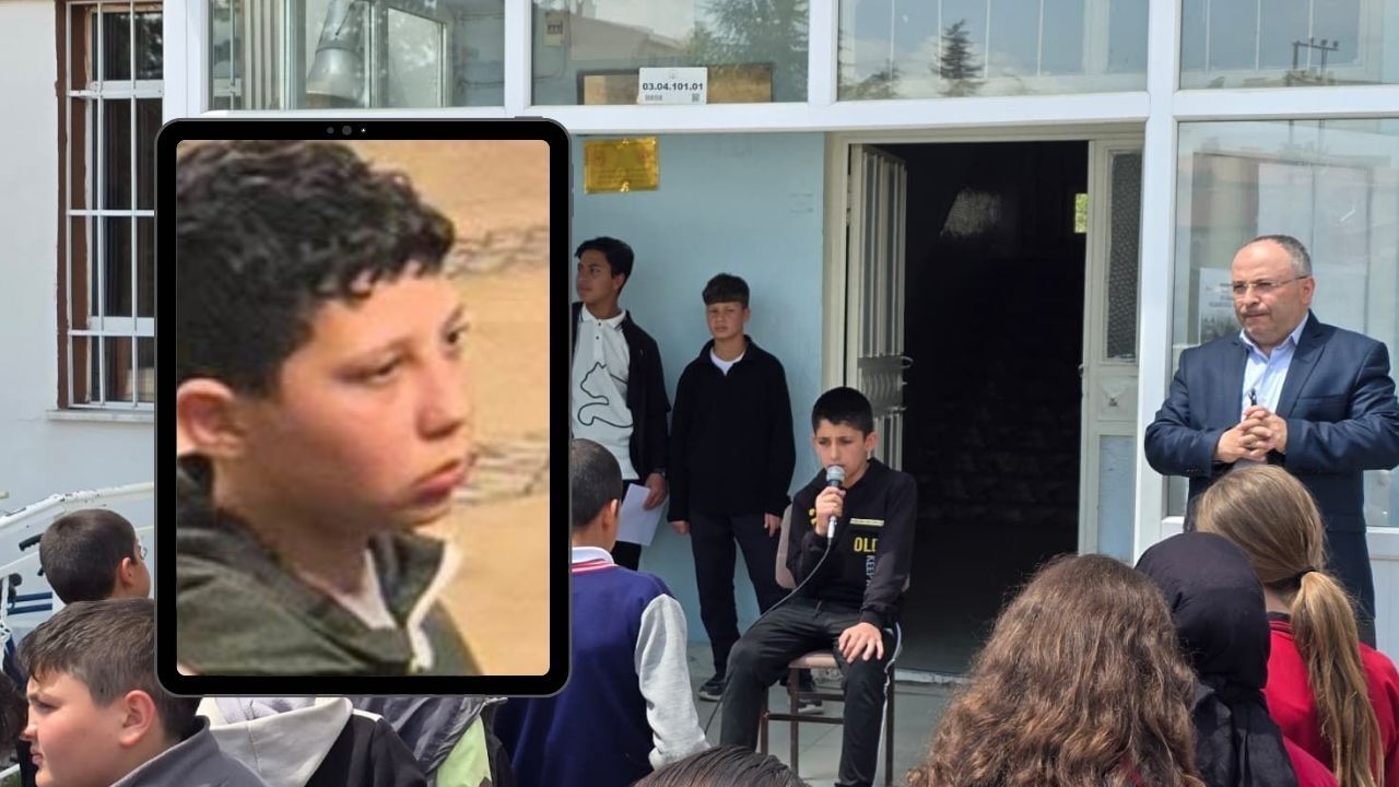 Trafik kazasında kaybedilen Ahmet Göçmen okulunda anıldı
