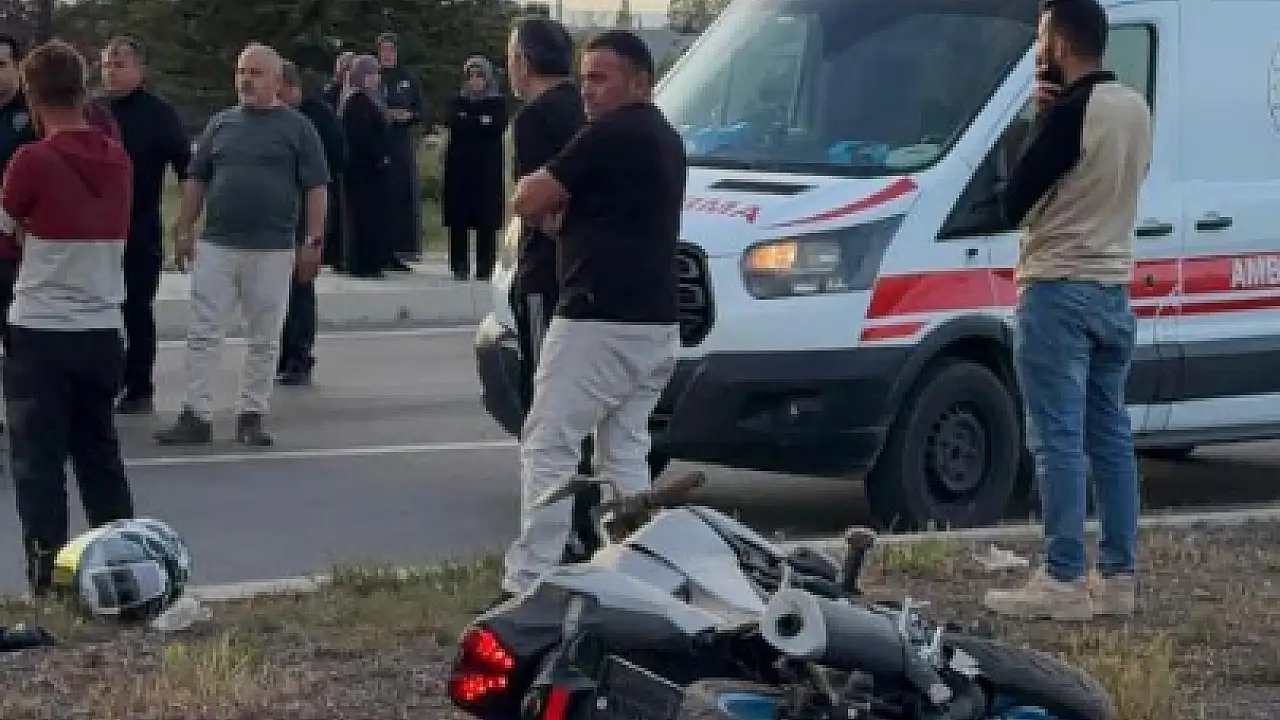 Konya'da korkutan kaza: Kadın motosiklet sürücüsü hayat mücadelesi veriyor