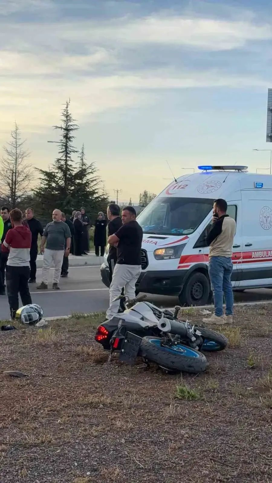 Motosiklet Kazası: Bayan Sürücü Ağır Yaralandı