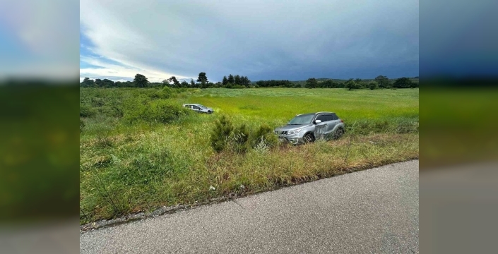 Çanakkale'nin Ayvacık ilçesinde trafik kazası: 1 yaralı