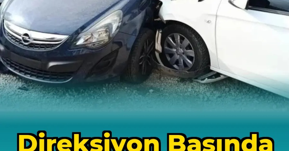 Direksiyon Başında Uyuyan Sürücü Kazaya Neden Oldu