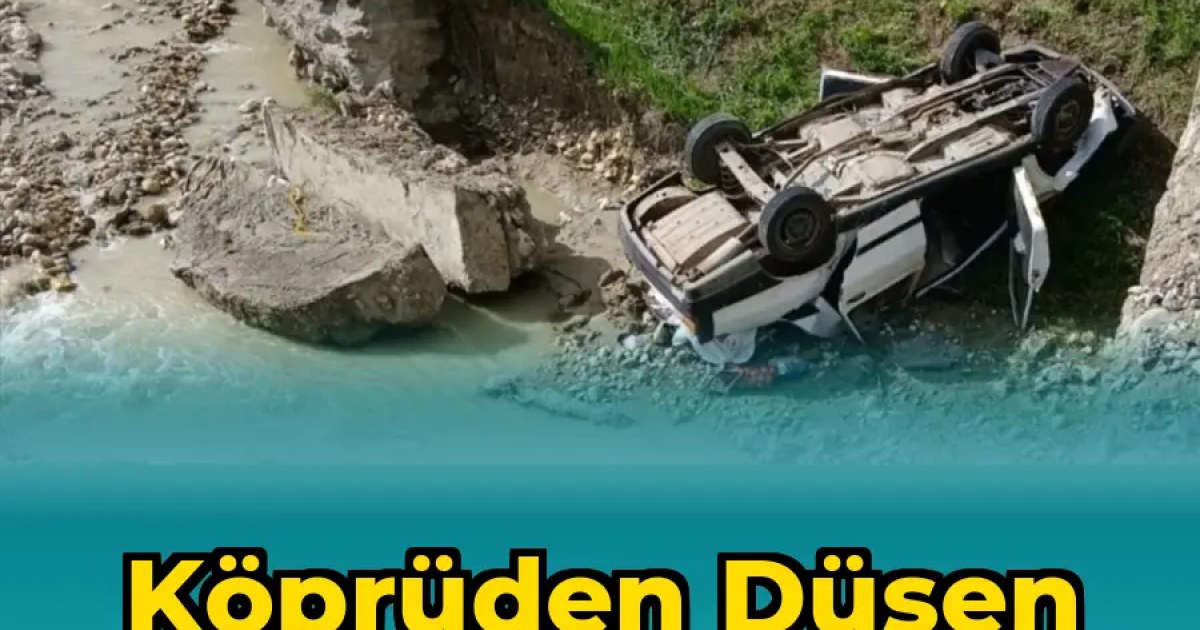 Köprüden Düşen Otomobil Kazası: 1 Ölü