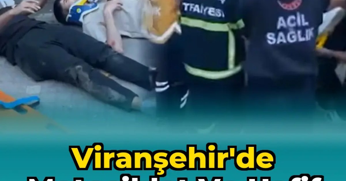 Viranşehir'de Motosiklet ve Hafif Ticari Araç Çarpıştı: 2 Yaralı