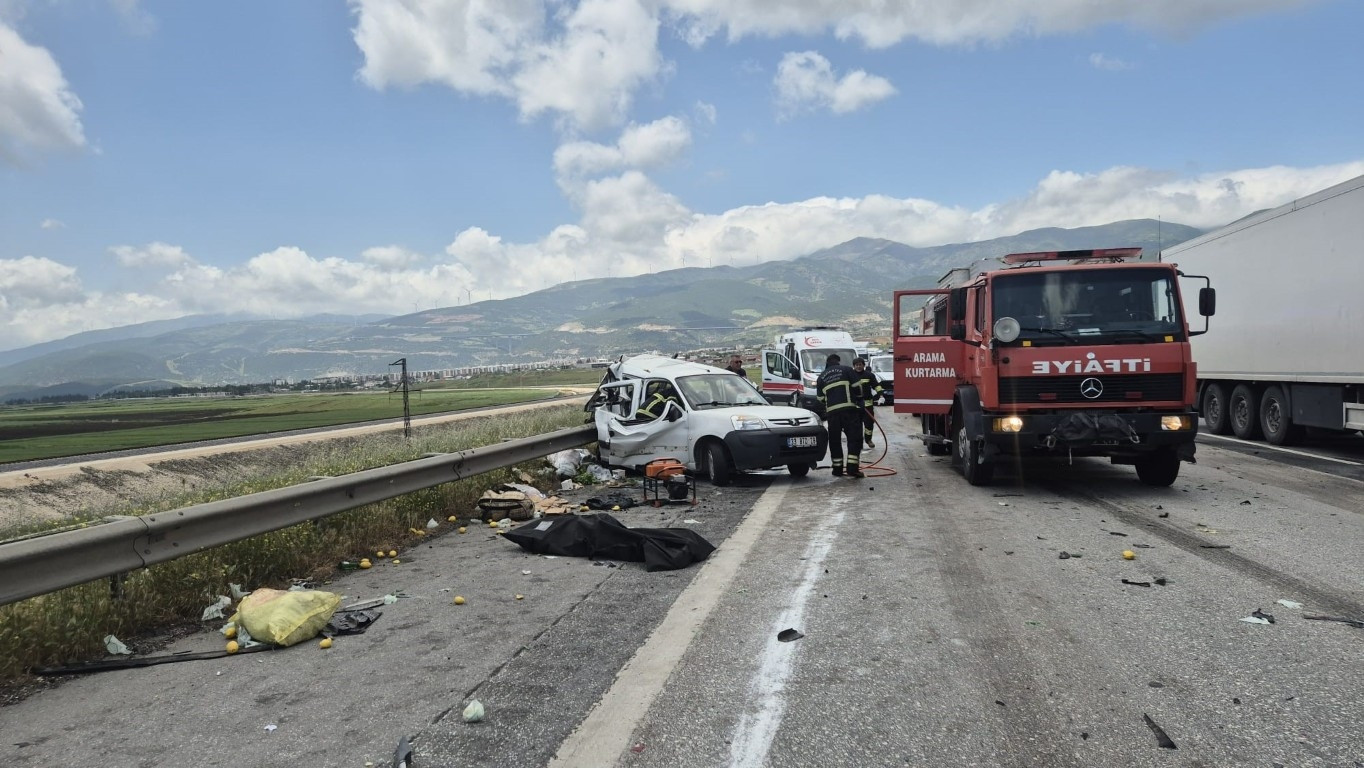 Gaziantep'te feci kazada 2 can kaybı, 2 yaralı