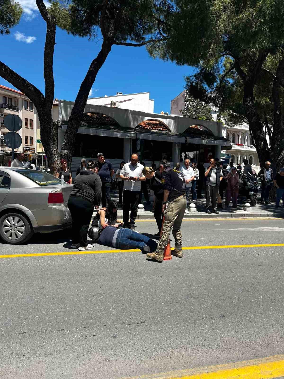 Menteşe’de Trafik Kazası: Kadın Sürücü Yaralandı