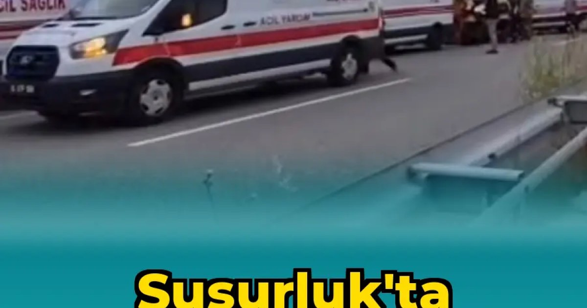 Susurluk'ta Otobüs Devrildi: 38 Yaralı