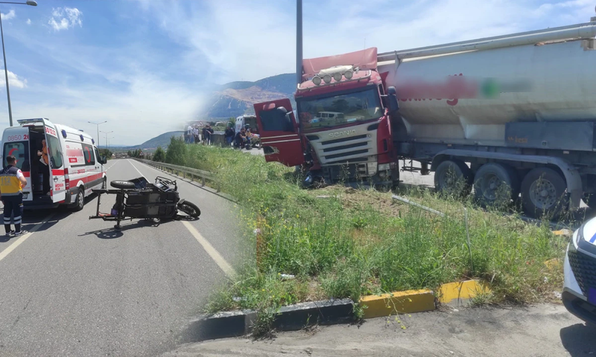 KIRKAĞAÇ'TA TRAFİK KAZASI