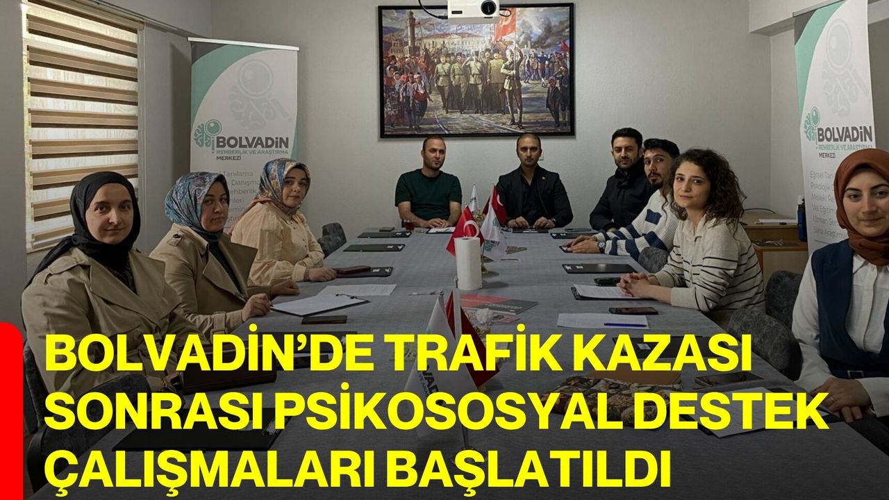 Bolvadin’de trafik kazası sonrası psikososyal destek çalışmaları başlatıldı