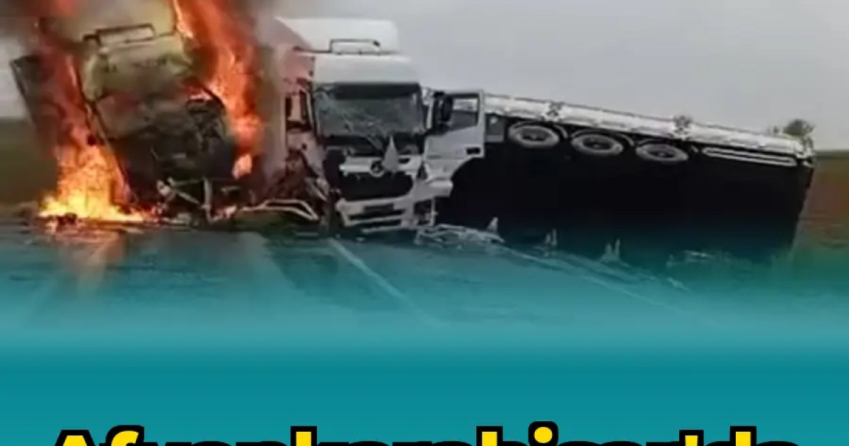 Afyonkarahisar'da İki TIR Çarpıştı