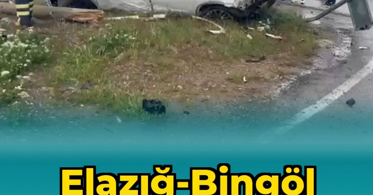 Elazığ-Bingöl Yolunda Kaza: 4 Yaralı