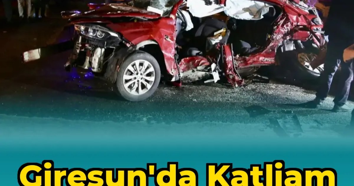 Giresun'da Katliam Gibi Kaza: 5 Ölü, 6 Yaralı