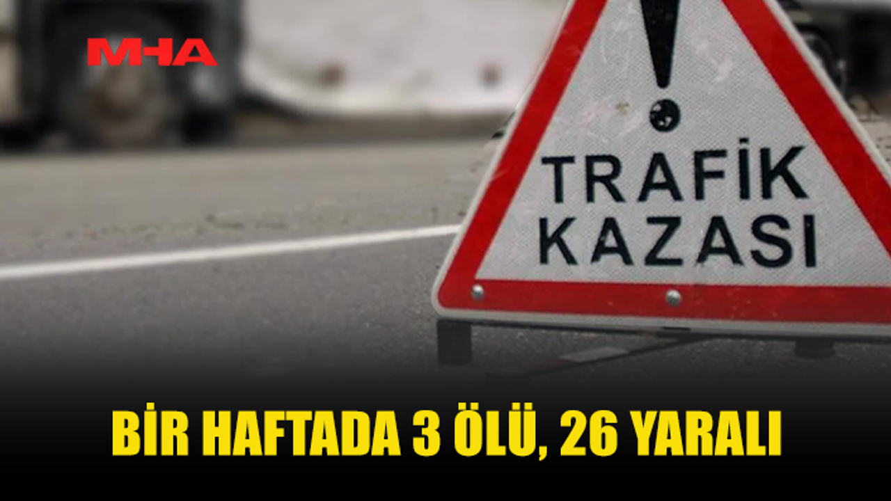 HASTALIK TRAFİK RAPORLARI AÇIKLANDI
