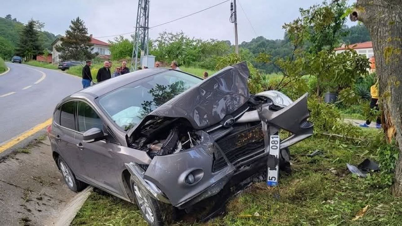 Kocaali'de trafik kazası: 1 hafif yaralı