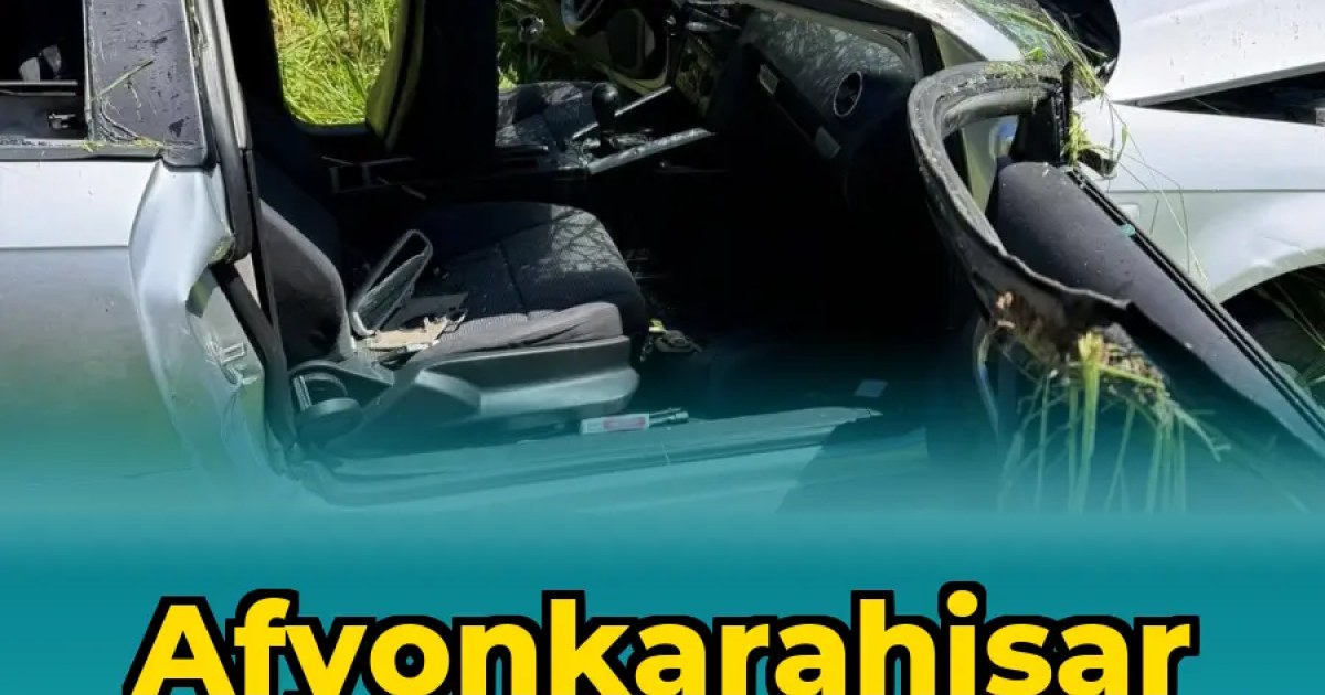 Afyonkarahisar Dinar'da Trafik Kazası: 1 Yaralı