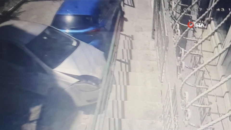 İstanbul Eyüpsultan trafik kazası güvenlik kamerası