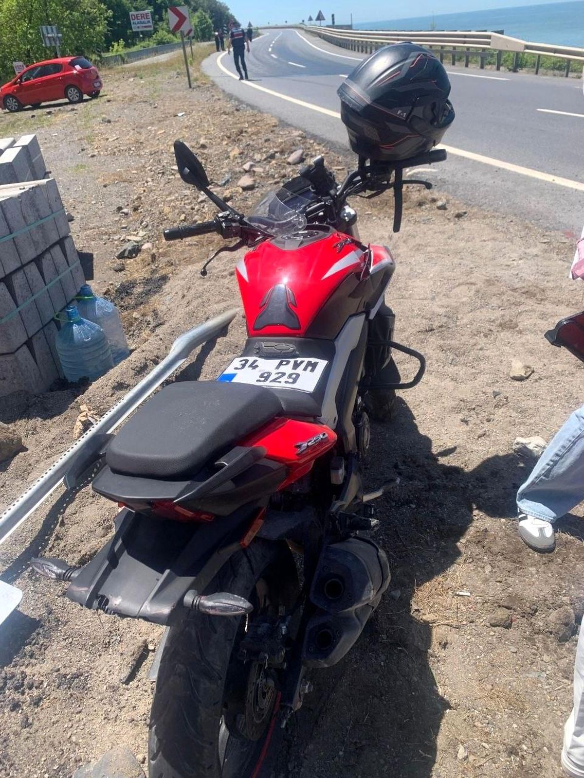 Zonguldak'ta Trafik Kazası: Motosiklet Sürücüsü Yaralı