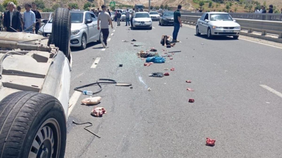 Şanlıurfa'da kurbanı kesip yola çıktılar: Kaza onları otoyolda yakaladı