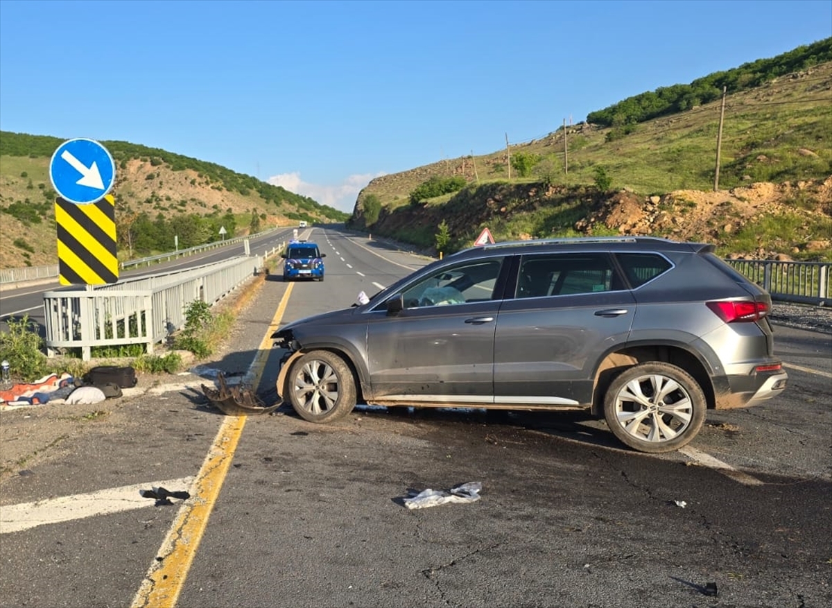 Bingöl’deki trafik kazasında 5 kişi yaralandı